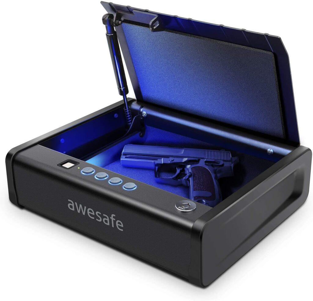 Awesafe best under car seat firearm storage
